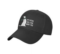 OUINCIIC Mio Padre ne verrà a Conoscenza! Cappellino da Baseball Visiera Termica Abbigliamento da Golf novità Cappello Uomo Lusso Donna
