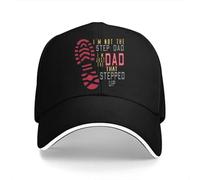 OUINCIIC Non Sono Il patrigno, Solo Il papà Che ha Fatto Un Passo avanti. Cappellino da Baseball da Uomo, Cappelli da Donna, Visiera Protettiva, Snapback, Cappellini per la Festa del papà.