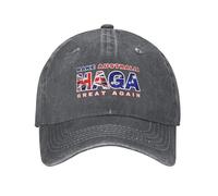 OUINCIIC Rendi l'Australia di Nuovo Grande, Maga, Berretto da Baseball Lavato, Classico Cappello da Camionista Estivo da Uomo, Adulto, Escursionismo, Pesca, Snapback
