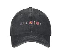 OUINCIIC Shakira Las Mujeres Ya No Lloran 2025 World Tour Cappellino da Baseball Cappelli Hip Hop Lavato dal Sole Cappelli da Baseball con Stampa Elegante da Donna e Uomo