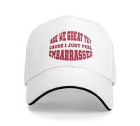 OUINCIIC Siamo già Grandi perché Mi Sento Solo in imbarazzo? Cappellino da Baseball Casual, Cappello da Camionista, Berretto da Tennis, Skate, Snapback, Cappellini da Baseball da Uomo