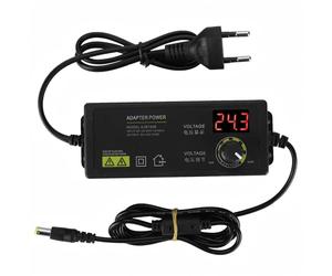 Ouitble Adattatore di Alimentazione 3-36V Alimentatore Tensione Regolabile Universale 60W 1.7A, Alimentatori Regolabili per Monitor LCD Barra Luminosa a LED Motore