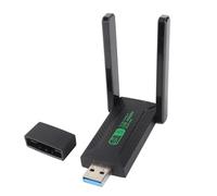 Ouitble Adattatore USB WLAN Stick 5G 2.4G 1300Mbps SB 3.0 Dual Band WLAN Adattatore PC 2.4GHz/5.8GHz Internet Stick per PC Desktop Laptop