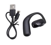 Ouitble Auricolari Aperti Bluetooth V5.4 Auricolare a Orecchio Singolo Cuffie Sportive Senza Fili 180 ° Rotazione con Ganci Cavo USB C per Business Guida Sport Ufficio