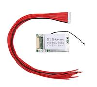 Ouitble BMS Scheda di Protezione della Batteria PCB, Batteria agli ioni di Litio 36V 30A 10S 18650 con Protezione di bilanciamento da sovracorrente e sovraccarico per Inverter per Veicoli elettrici