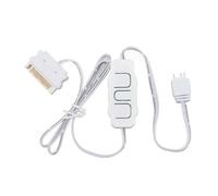 Ouitble Controller ARGB Alimentatore SATA Professionale 5 V a 3 Pin Controller remoto a Strisce Luminose ARGB per ventole per PC Dispositivi di Raffreddamento Dispositivi ARGB f (Bianca)