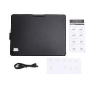 Ouitble Custodia con Tastiera per Generazione di 10a/11a ustodia per Tablet Bluetooth 5.0 Ruotabile a 360° con Trackpad Multi-touch, 7 Retroilluminazione RGB per M4/M3/M2