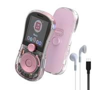 Ouitble Lettore MP3/lettore MP4 HiFi Lossless Music Player con Schermo LCD da 1,77 Pollici con Cuffie Registratore di Altoparlanti Riproduzione di Film E-book (32 GB di piccola scheda di memoria