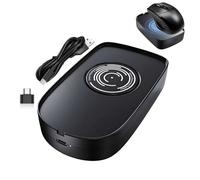 Ouitble Mouse Jiggler 2 DPI USB Mouse meccanico con adattatore USB a tipo C Portatile mouse senza driver che il PC entra in modalità sleep