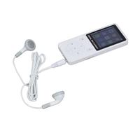 Ouitble Player MP3/MP4 Player 64GB Bluetooth 5.0 Hifi Music Player MP3, Schermo LCD da 1,8 Pollici con Altoparlante Video E-book Photo Viewphone Supporta Fino a 128 GB (Bianco)