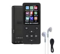 Ouitble Player MP3/MP4 Player 64GB Bluetooth 5.0 Hifi Music Player MP3, Schermo LCD da 1,8 Pollici con Altoparlante Video E-book Photo Viewphone Supporta Fino a 128 GB (Black)