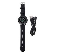 Ouitble Smartwatch Touch Screen HD Rotondo 1,28'' Chiamata BT AI Voice IP68 (Black)