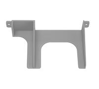 Ouitble Staffa per disco rigido 2,5 pollici HDD SSD Staffa stampata in 3D per SCPH 30000 SCPH 50000 Console di gioco Materiale ABS Installazione rapida Vestibilità perfetta (Grigio argento)
