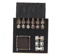 Ouitble TPM 2.0 Modulo Interfaccia SPI Processore crittografato con chip di sicurezza ad alte prestazioni per scheda madre Memoria DDR4 Modulo SPI a 12 pin