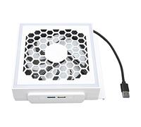 Ouitble Ventola di raffreddamento per console di gioco Ventola di raffreddamento professionale efficiente a basso rumore con striscia luminosa colorata per la serie S Perfetta comp