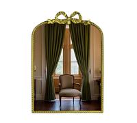 Oujchenghome Specchio decorativo in stile europeo, stile barocco, stile europeo, stile retrò, stile barocco, da appendere alla parete, specchio da bagno, palazzo, stile retrò