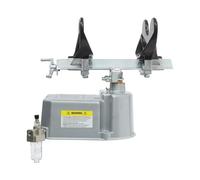 OUKANING Agitatore pneumatico per bombolette di vernice da 1-5 l, con apertura regolabile 8-20 cm, 700 giri/min, oscillazione pneumatica con ciclo di 15 minuti, per officina
