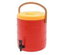 OUKANING Distributore termico per bevande, 25 l, in acciaio inox, grande, con rubinetto, a doppia parete, per caffè, succo e acqua, mantiene caldo e freddo per 24 ore, per feste, ufficio, ristorante