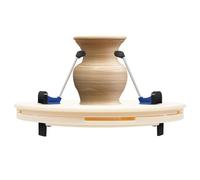 OUKANING Morsetto per rifilatura in ceramica, 39 cm, in ABS, con 5 piedini regolabili e base antiscivolo, per tagliare ciotole, piatti, vasi, per ruote in ceramica da 25 a 36 cm