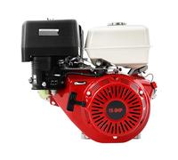 OUKANING Motore a benzina 15 CV 4 tempi raffreddato ad aria, motore ad alte prestazioni da 420 cc con avviso di mancanza di olio e silenziatore, per generatore, pompa, miscelatore, compressore