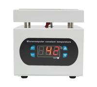 OUKANING Piastra riscaldante per saldatura, 100 x 100 mm, piccole piastre riscaldanti, 350 W, mini piastra riscaldante per saldatura, 400 °C, indicatore LED elettrico, stazione di preriscaldamento