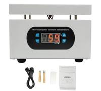 OUKANING Piastra riscaldante per saldatura, 150 x 150 mm, piccole piastre riscaldanti, 500 W, mini piastra riscaldante per saldatura, 400 °C, indicatore LED elettrico, stazione di preriscaldamento