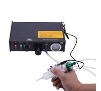 OUKANING Pistola semi-automatica per colla a caldo, 0,01 ml, con aspirazione di ritiro sottovuoto, per elettronica/gioielli/resina epossidica (manuale/automatica)