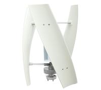 OUKANING Turbina eolica verticale, lame in fibra di nylon, frenata automatica, turbina eolica con controller intelligente a microprocessore, intelligente (4 fori a flangia, 24 V)