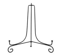 OUKENS Cavalletto in Ferro, Supporto Per Piatti Molto Grandi, Supporto Per Quadri, Supporto Per Piatti, Espositore Classico, Cornice Per Foto, Cornice Per Libri, Stabile Per Esposizione(10Inch)