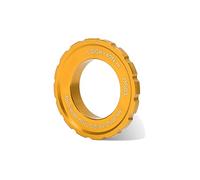 OUKENS Centerlock Lockring, Centerlock Lock Wheelset Hub Barrel Shaft Disco Rotore Lockring Accessorio per Bici Centerlock Rotori di Bloccaggio per Bici, Mountain Bike(Oro)