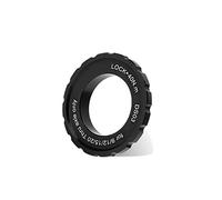 OUKENS Centerlock Lockring, Centerlock Lock Wheelset Hub Barrel Shaft Disco Rotore Lockring Accessorio per Bici Centerlock Rotori di Bloccaggio per Bici, Mountain Bike(Nero)