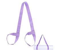 OUKENS Cinturino Tappetino Yoga, Cinturino per Tappetino da Yoga Regolabile Portatile per Il Trasporto, Come Cinturino da Yoga per Lo Stretching Sportivo Sport per Yoga, Pilates (Viola Chiaro)