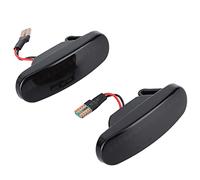 OUKENS Indicatore di direzione laterale a LED, 2 pezzi Indicatore di direzione laterale a LED 51717793 51942933 Misura per Panda 169 Grande Punto 199 Fumo