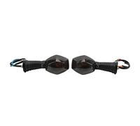 OUKENS Indicatore di direzione, Pezzo di Ricambio per indicatore di direzione Anteriore del Motociclo per Suzuki DL 1000 V-Strom 2006-2012(Nero)