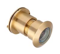 OUKENS Visualizzatore per Porta di Sicurezza, spioncino in Lega Visualizzatore per Porta con Ampio Angolo di Visione di 28 mm con Copertura per la Privacy Resistente per l'home Office Hotel(Oro)