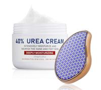 OUKEYA Crema all'Urea al 40% con Raspa per piedi, Crema per Piedi all'Urea per Pelle Secca e Screpolata, Lozione, Massima Forza (150 g (Confezione da 1))