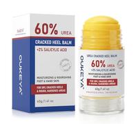 OUKEYA Stick Anti-Callosità con 60% Urea & 2% SA, Balsamo Solido Ammorbidente per Talloni, Piedi, Gomiti e Ginocchia, Cura Intensiva per Pelle Secca e Ruvida, 40 g