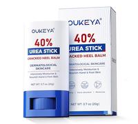 OUKEYA Stick Crema all’Urea 40% per Piedi e Mani, Balsamo Talloni,Gomiti Crema Piedi con Urea per Pelle Secca e Screpolata, contro Calli e Duroni, Formato da Viaggio, Applicazione Facile, 20g