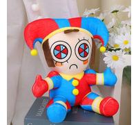 OUKEYI Bambola di peluche da circo, 22 cm, simpatico coniglio in stile cartone animato, peluche da collezione per ragazzi e ragazze