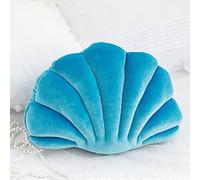 OUKEYI Cuscini a conchiglia, cuscini con accenti a forma di conchiglia, simpatico cuscino a conchiglia per divano letto, poltrona, casa, soggiorno, camera da letto, ufficio, cuscino da pavimento (13 x