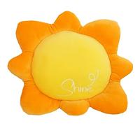 OUKEYI Cuscino da pavimento a forma di sole a forma di nuvola, cuscino per sedia, grazioso cuscino da sole, in peluche, per la decorazione della casa, per bambini, ragazze e donne (giallo)