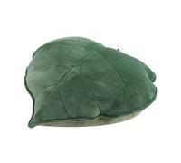OUKEYI Cuscino decorativo a forma di foglia, 50,8 x 50,8 cm, con foglie 3D, morbido, decorativo, per divano, auto, camera da letto, divano, soggiorno, verde