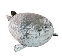 OUKEYI Grazioso cuscino con guarnizione, peluche in cotone di peluche, con motivo oceano e animali (38,1 cm)