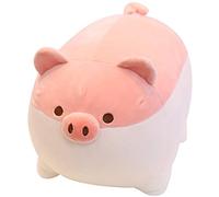 OUKEYI Morbido cuscino a forma di maialino, colore rosa, idea regalo per bambini/coppie, grande cuscino in peluche da abbracciare