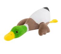 OUKEYI Peluche a forma di anatra reale, anatra di peluche a forma di anatra reale, 75 cm
