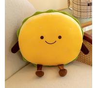 OUKEYI Peluche a forma di hamburger, 45 cm, per bambini e adulti, idea regalo per la casa