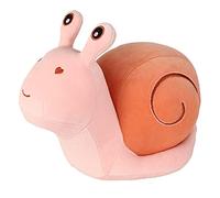 OUKEYI Peluche a forma di lumaca di lumaca, 37 cm, regalo di compleanno per bambini, colore rosa