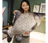 OUKEYI Peluche a forma di pesce, morbido cuscino decorativo a forma di pesce, cuscino imbottito per la decorazione della casa, regalo, cuscino giocattolo (60 cm)
