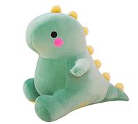 OUKEYI Simpatico dinosauro farcito di peluche, morbido peluche Dino Plushie, morbido, regalo di compleanno per bambini, ragazze e ragazzi, rosa, 30 cm (verde
