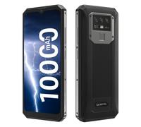 OUKITEL 10000mAh Batteria Smartphone Offerta K15 PLUS, 4GB+32GB, Ricarica Rapida+Carica Inversa, Tripla Fotocamera 13MP, Cellulare Android 10 Dual SIM, HD+ 6,52’’, Face ID+Impronta Digitale NFC Nero